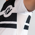 Retro Jersey - White - Short Sleeve - Basis Collection - Lightweight and breathable MTB jersey designed for trail and enduro riding by Andes Valley