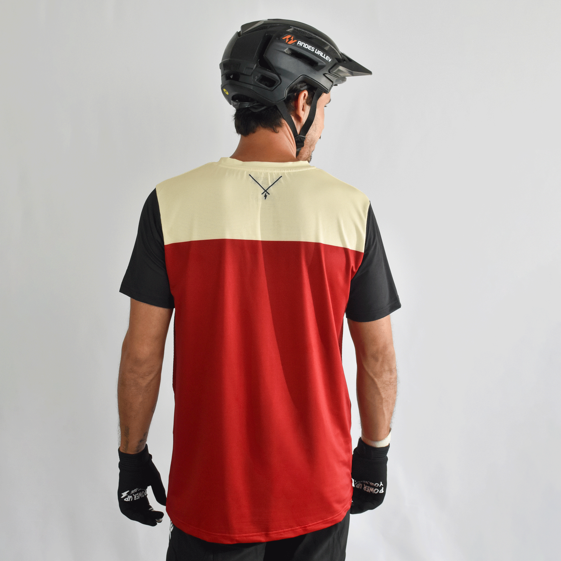 Mirage Jersey - Red - Dunes Collection - Lightweight and breathable MTB jersey designed for enduro and trail riders by Andes Valley