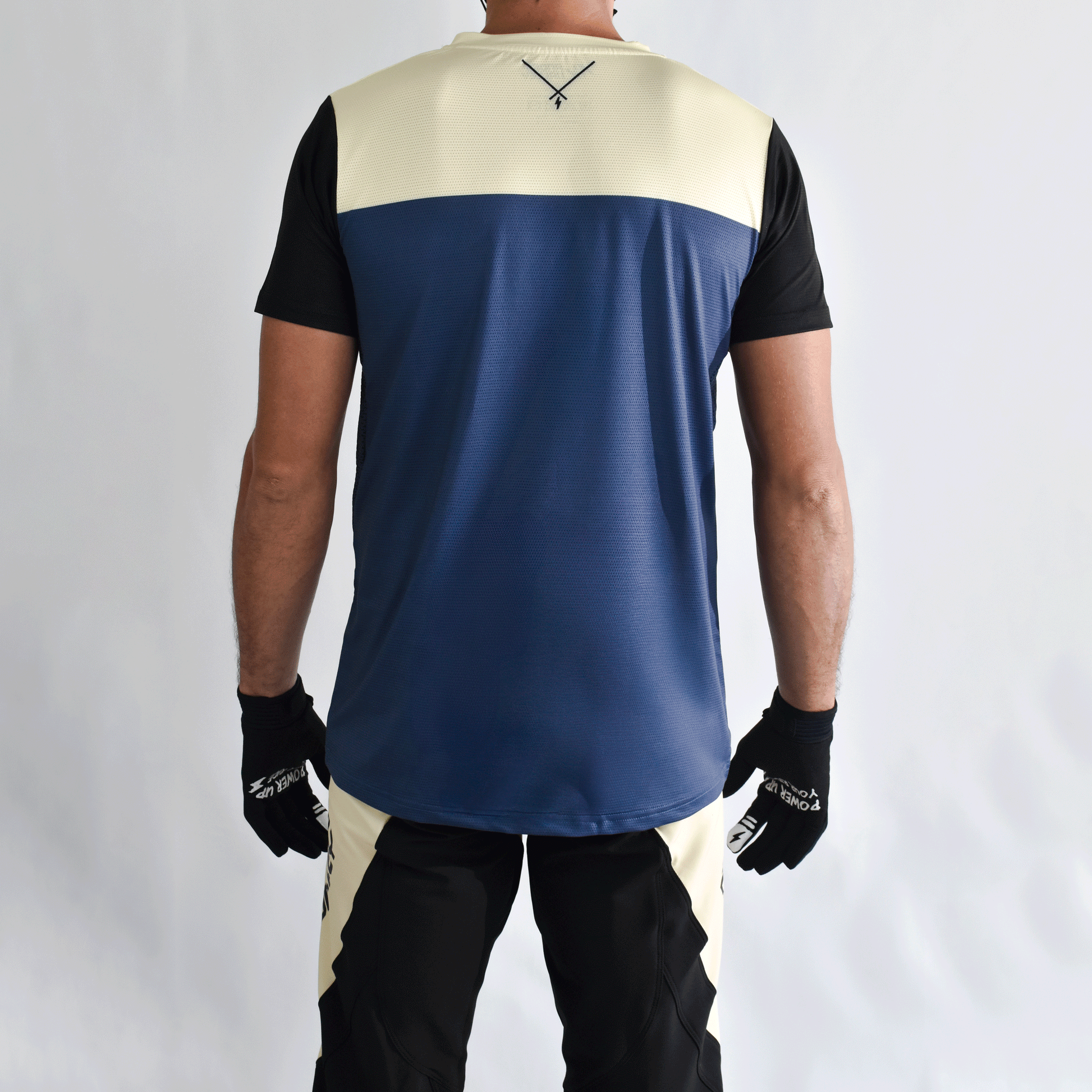 Mirage Jersey - Blue - Dunes Collection - Lightweight and breathable MTB jersey designed for enduro and trail riders by Andes Valley